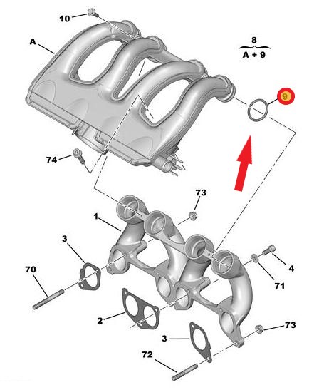 SUCTION MANIFOLD GASKET
