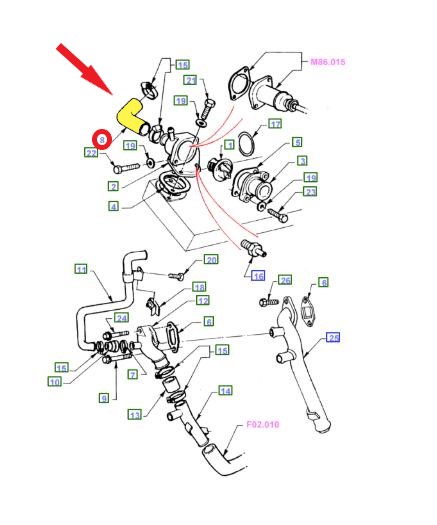 THERMOSTAT HOSE
