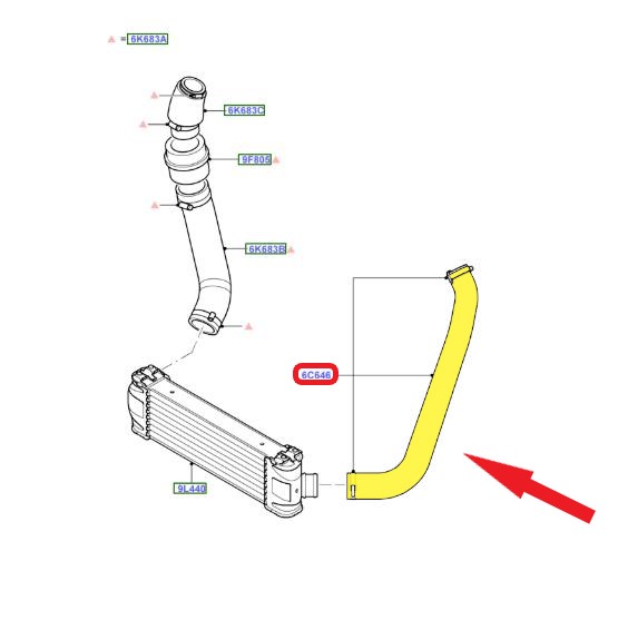 TURBO HOSEEXCLUDING PLASTIC PIPE 
