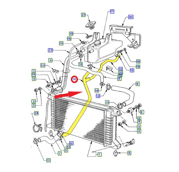 SPARE WATER TANK HOSE