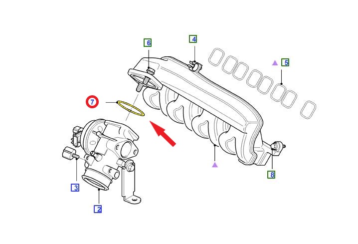 SUCTION MANIFOLD GASKET