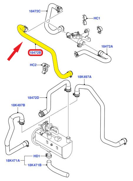 HEATER HOSE