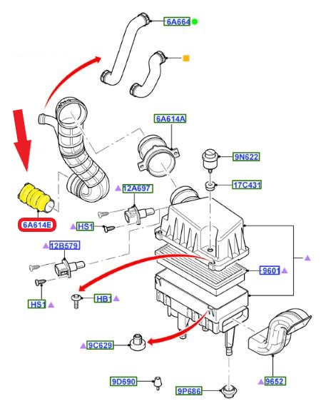 AIR FILTER HOSE