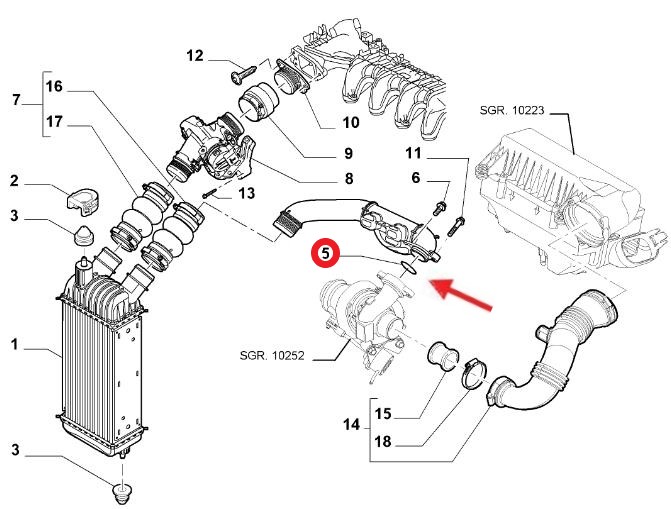 TURBO PIPE GASKET