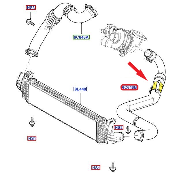 TURBO HOSEEXCLUDING METAL PIPE 