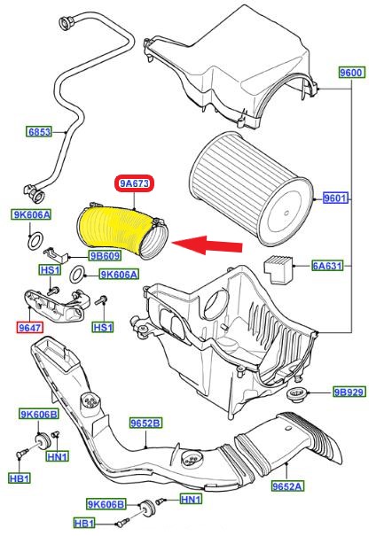AIR FILTER HOSE