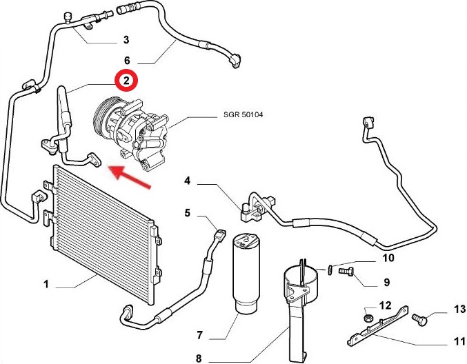 AIR CONDITION HOSE