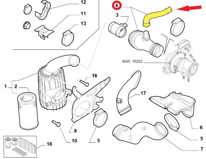 TURBO PIPE HOSEEXCLUDING PLASTIC PIPE 