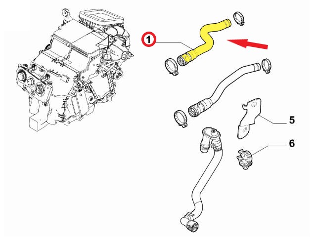 HEATER HOSE