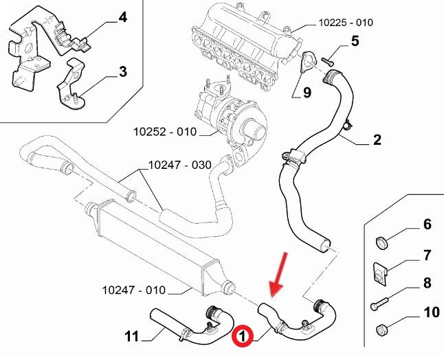 TURBO HOSEEXCLUDING PLASTIC PIPE 
