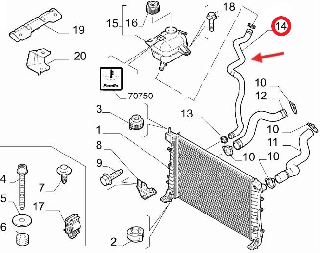 SPARE WATER TANK HOSE