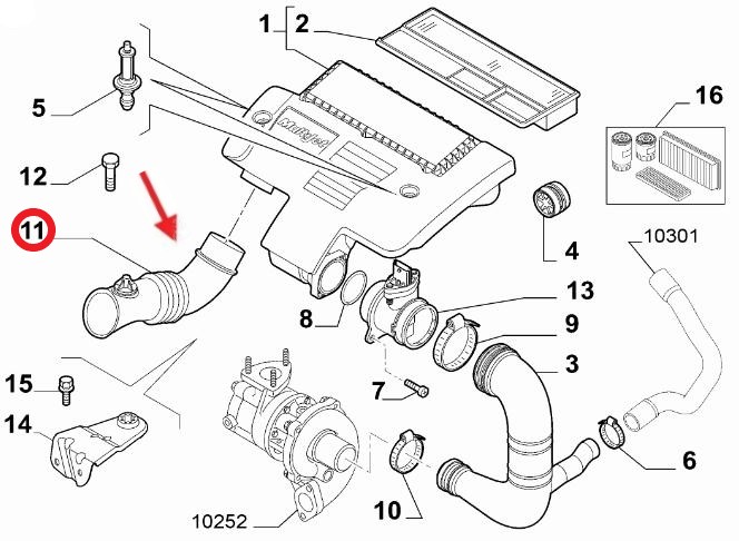 AIR FILTER PIPE