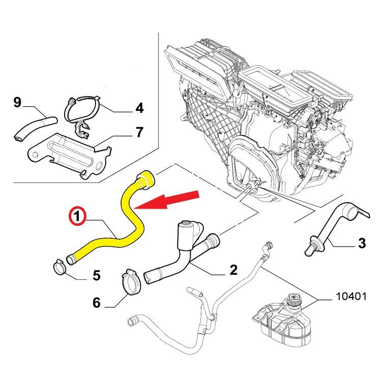 HEATER HOSE