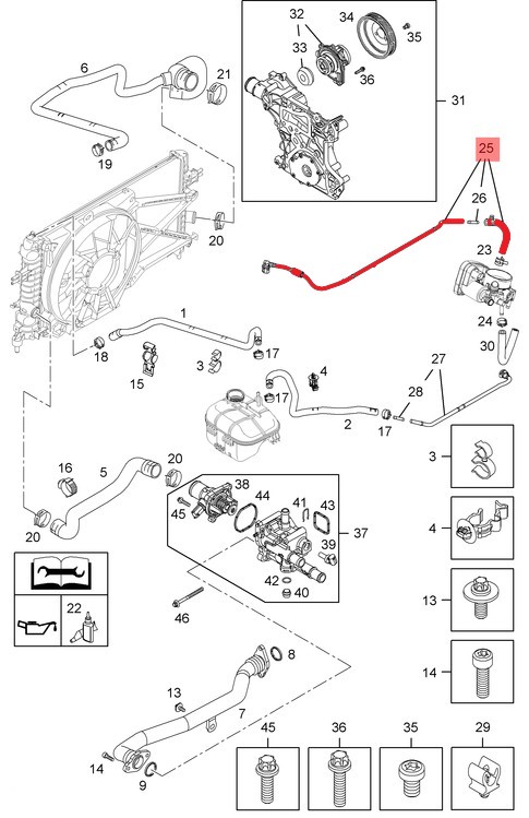 THERMOSTAT PIPE