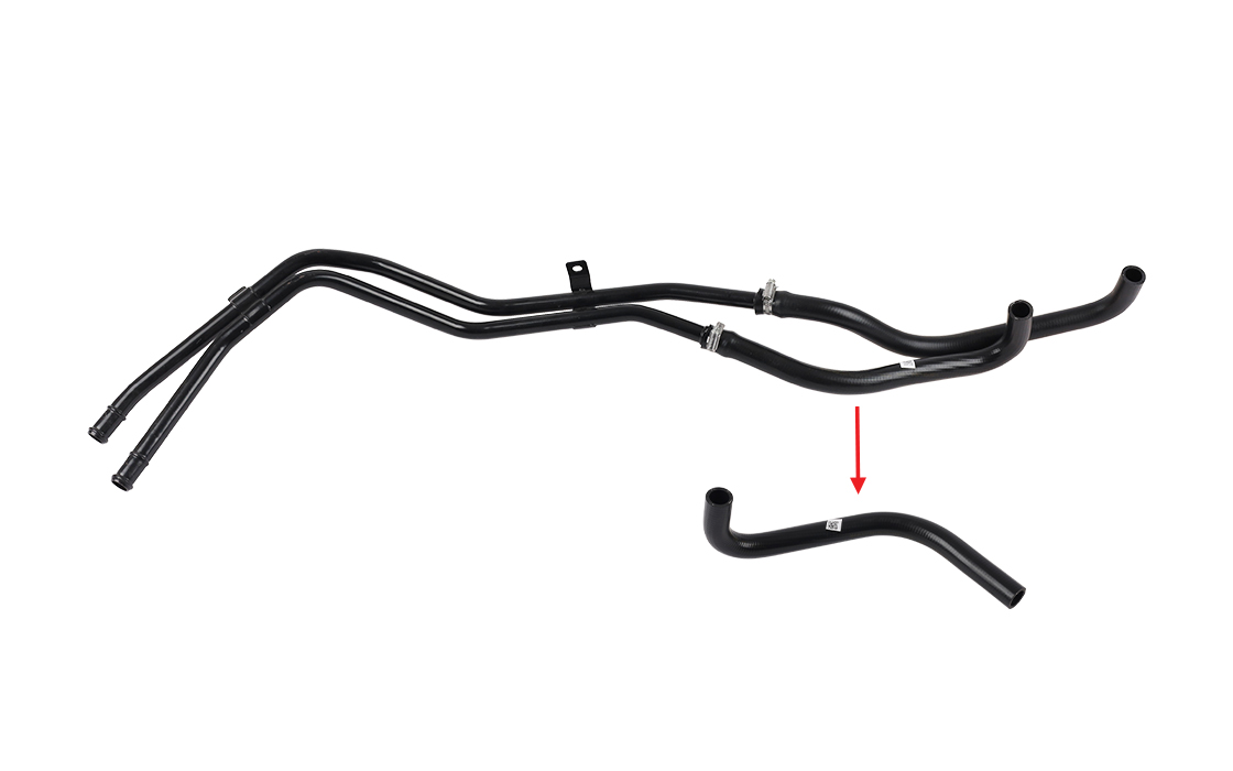 HEATER HOSE
EXCLUDING METAL PIPE 