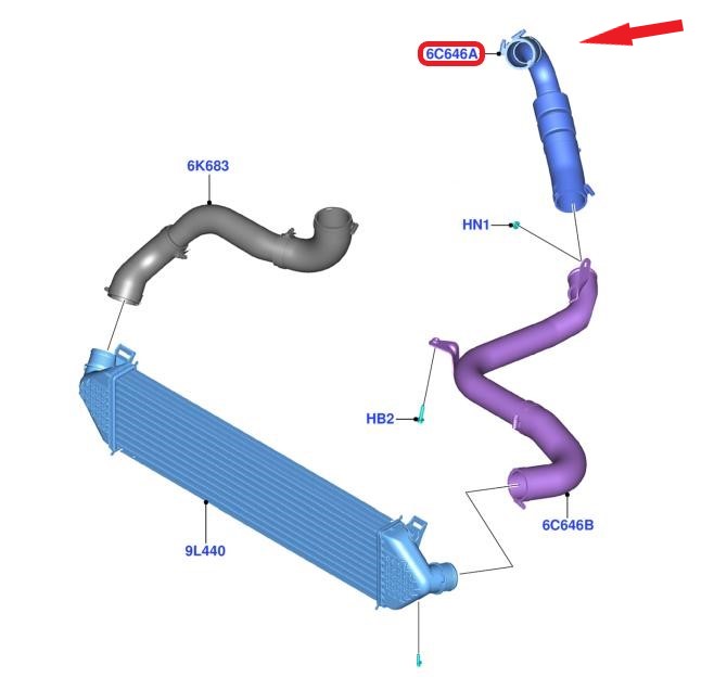TURBO HOSEEXCLUDING METAL PIPE 