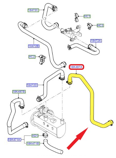 HEATER HOSE