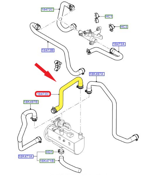 HEATER HOSE