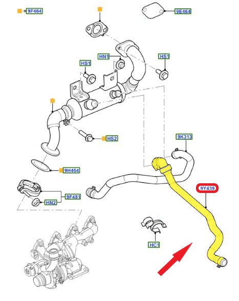 EGR HOSE 