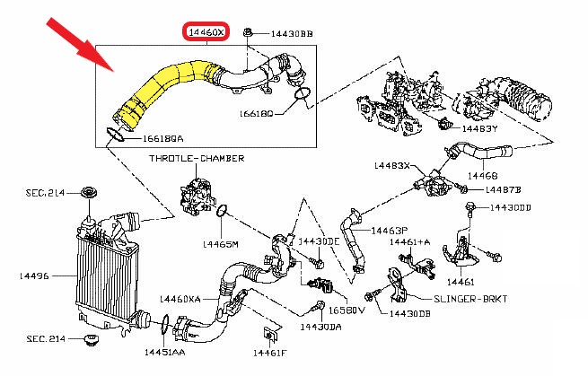 TURBO HOSEEXCLUDING PLASTIC PIPE 