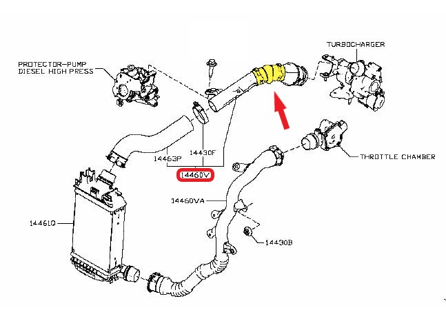 TURBO HOSEEXCLUDING PLASTIC PIPE 