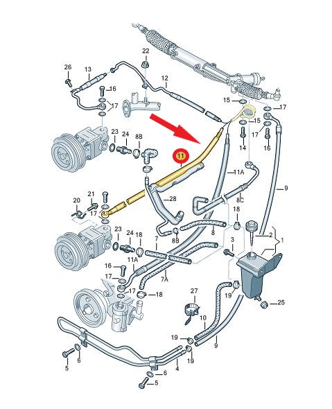 HYDRAULIC STEERING HOSE