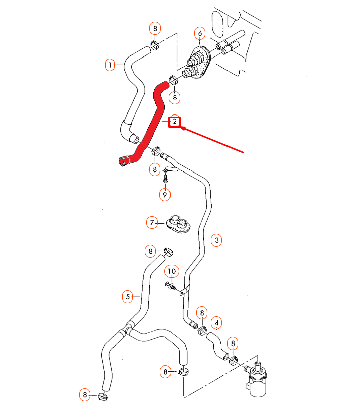 HEATER HOSE