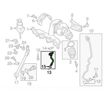 TURBO LUBRICATION PIPE