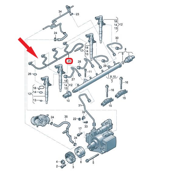 HOSE FOR FUEL INJECTOR PIPE 