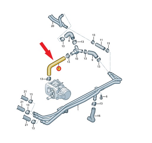 HEATER HOSE
