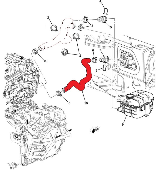 HEATER INLET HOSE