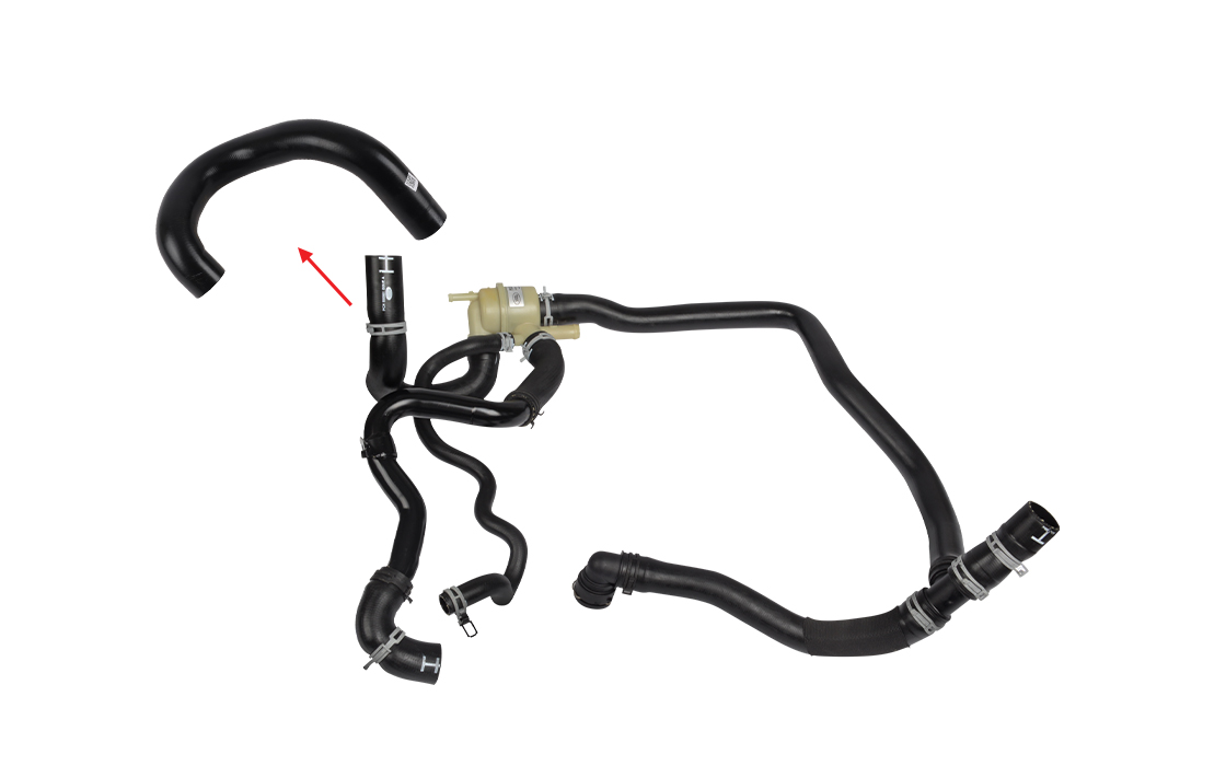 RADIATOR OUTLET HOSEEXCLUDING METAL and PLASTIC PIPE 